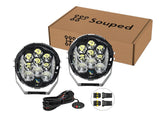Round 7 Inch Off-Road LED Driving Lights for Daihatsu
