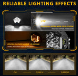Round 7 Inch Off-Road LED Driving Lights for Peugeot