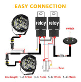 Round 7 Inch Off-Road LED Driving Lights for Chrysler