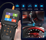 OBD2 scanner and tachometer for cars and trucks, designed for automotive diagnostics and performance monitoring.