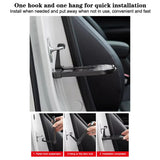 Car Door Folding Foot Step for Jaguar | Roof Rack Access Step with Window Breaker