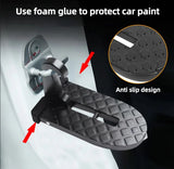 Car Door Folding Foot Step for Daihatsu | Roof Rack Access Step with Window Breaker
