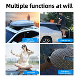 Car Door Folding Foot Step for Toyota | Roof Rack Access Step with Window Breaker
