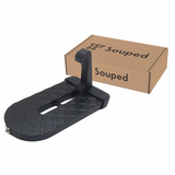Car Door Folding Foot Step for GMC | Roof Rack Access Step with Window Breaker