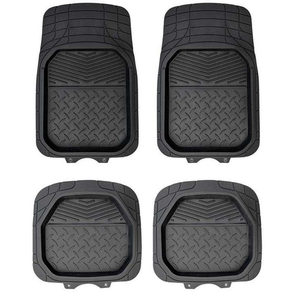 Toyota Ute Compatible Rubber Deep Dish Floor Mats