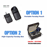 Anti-Theft Faraday Key Signal Blocking Box & Pouch (RFID Protection)