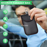 Anti-Theft Faraday Key Signal Blocking Box & Pouch (RFID Protection)