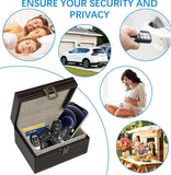 Anti-Theft Faraday Key Signal Blocking Box & Pouch (RFID Protection)