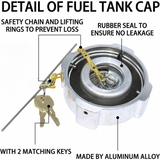 Locking Fuel Cap – Anti-Theft Diesel Fuel Tank Cap for Freightliner Truck