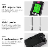 Multifunctional 6-in-1 Digital Soil Tester – PH, Moisture, Fertility, Light & Temperature for Garden & Plants